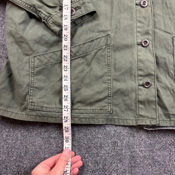 TORRID Women’s Army Green Canvas Raglan Chore Jacket size: 4 - Picture 4 of 7